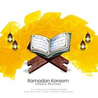 Ramadan kareem islamico religioso elegante Festival sfondo vettore