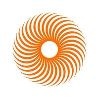 arancia colore geometrico logo simbolo vettore