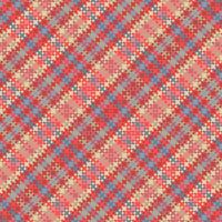 senza soluzione di continuità tartan plaid modello con struttura e pastello colore. vettore