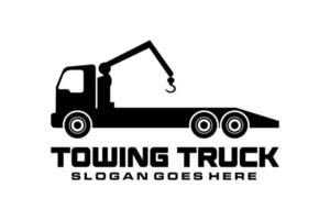 trainare servizio rimorchio camion azienda logo modello vettore
