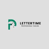 p lettera logo vettore