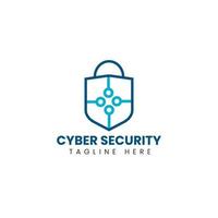 informatica sicurezza logo design vettore