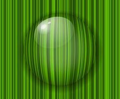 goccia d'acqua su sfondo verde erba 3d vettore