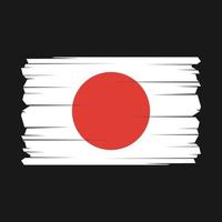 Giappone bandiera vettore illustrazione