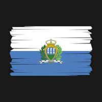 san Marino bandiera vettore illustrazione