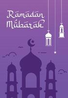 webramadan tema saluti auguri.ramadan cannone, ramadan Mubarak, felice Ramadan, vettore
