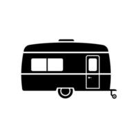 camper icona vettore. turista illustrazione cartello. viaggio simbolo. viaggio logo. vettore