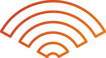 Wi-Fi connessione icona stile vettore