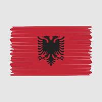 Albania bandiera vettore illustrazione