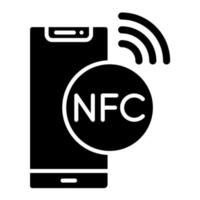 nfc vettore icona