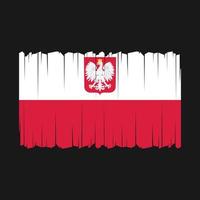 vettore bandiera polonia