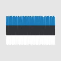 vettore bandiera estonia