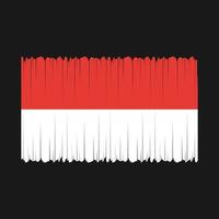 vettore di bandiera indonesiana