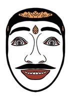 maschera bali vettore Immagine illustrazioni