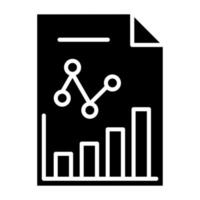 competitivo analisi icona stile vettore