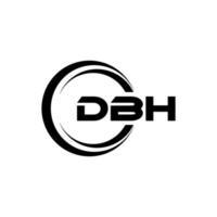 db lettera logo design nel illustrazione. vettore logo, calligrafia disegni per logo, manifesto, invito, eccetera.