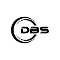 dbs lettera logo design nel illustrazione. vettore logo, calligrafia disegni per logo, manifesto, invito, eccetera.