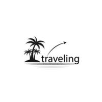 in viaggio vettore viaggio logo design