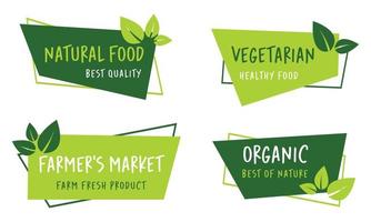 biologico cibo, naturale, azienda agricola fresco e salutare Prodotto per cibo mercato. vettore
