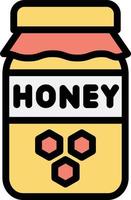 illustrazione del design dell'icona di vettore di miele