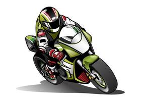 corridore cavalcata sportbike vettore