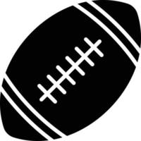 illustrazione del disegno dell'icona di vettore di rugby