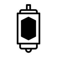 lanterna icona duotone nero stile Ramadan illustrazione vettore elemento e simbolo Perfetto.
