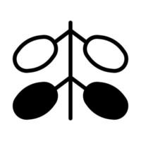palma icona duotone nero stile Ramadan illustrazione vettore elemento e simbolo Perfetto.