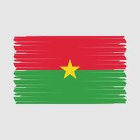 vettore di bandiera del burkina faso