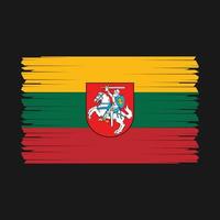 vettore di bandiera lituania