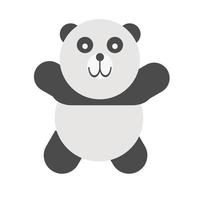 gigante panda vettore icona