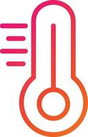 illustrazione del design dell'icona del vettore del termometro