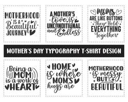 La madre di giorno unico di moda tipografia maglietta design. maternità è un' bellissimo viaggio, un' La madre di amore è incondizionato e infinito, casa è dove di mamma abbracci sono, lettering tipografia maglietta design vettore