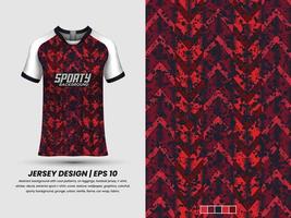 calcio maglia design per sublimazione, sport t camicia disegno, modello maglia professionista vettore