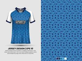 calcio maglia design per sublimazione, sport t camicia disegno, modello maglia professionista vettore