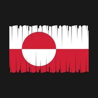 vettore di bandiera della Groenlandia