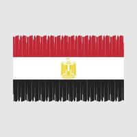 Egitto bandiera vettore illustrazione