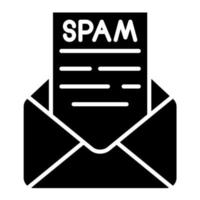 spam e-mail vettore icona