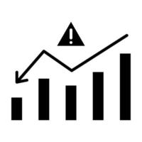 attività commerciale rischio vettore icona