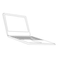 vettore icona laptop