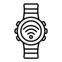 orologio intelligente vettore icona