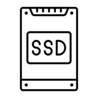 ssd vettore icona