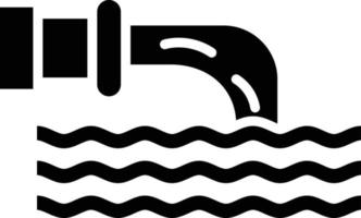 illustrazione del design dell'icona del vettore delle acque reflue