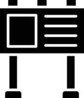 illustrazione del disegno dell'icona di vettore del tabellone per le affissioni