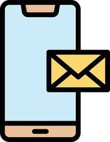 illustrazione del design dell'icona di vettore di posta elettronica