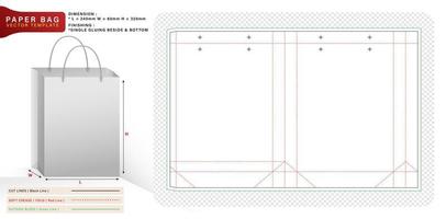 vettore illustrazione di morire tagliare carta borse per prodotti scomparti unico disegni, minimalista concettuale pacchetto titolare, pacco borse, Stazionario e Stampa layout prodotti