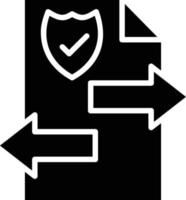illustrazione del design dell'icona del vettore di trasferimento file