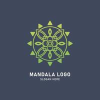 creativo multicolore mandala logo vettore