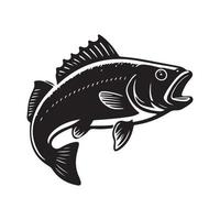 salmone basso pesce icona isolato su bianca sfondo. logo design elemento, etichetta, emblema, marchio, marca marchio vettore illustrazione