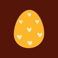 contento Pasqua uovo illustrazione vettore